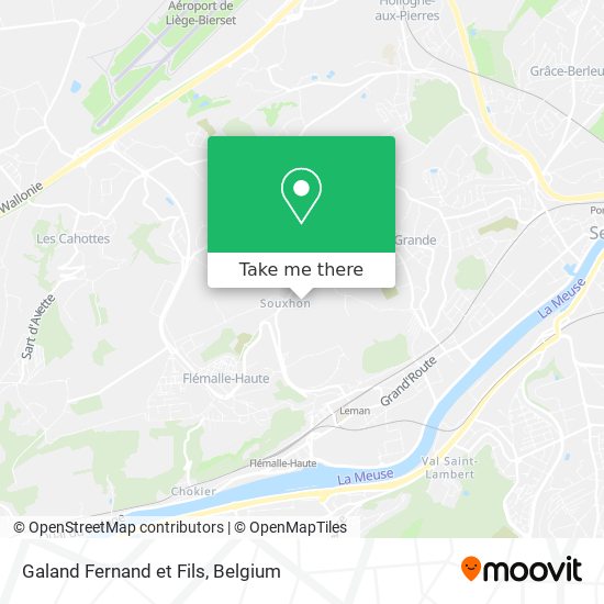Galand Fernand et Fils map