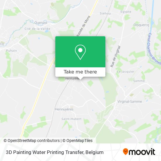 3D Painting Water Printing Transfer plan