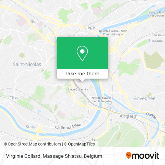 Virginie Collard, Massage Shiatsu map
