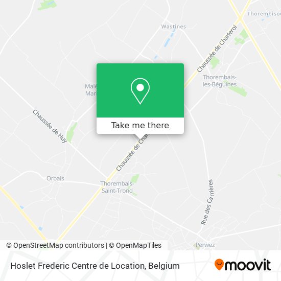 Hoslet Frederic Centre de Location plan