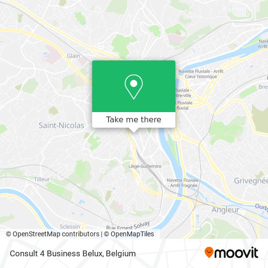 Consult 4 Business Belux map