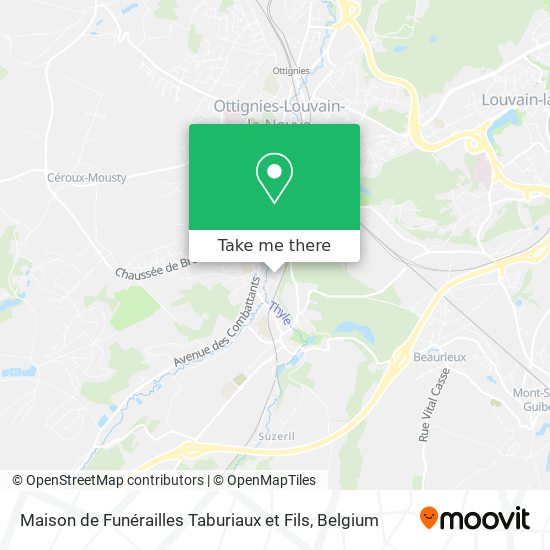 Maison de Funérailles Taburiaux et Fils plan