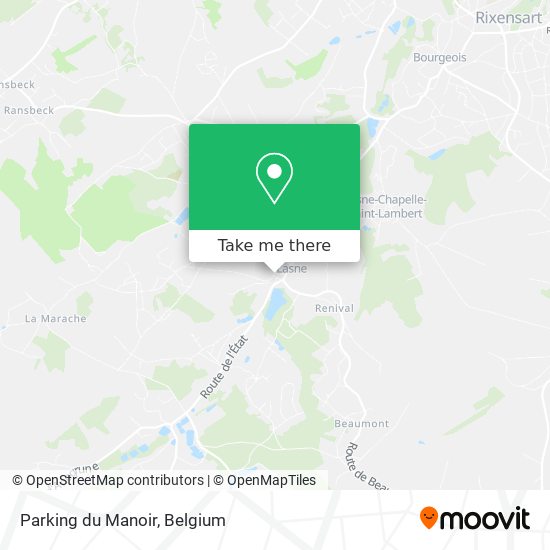 Parking du Manoir plan