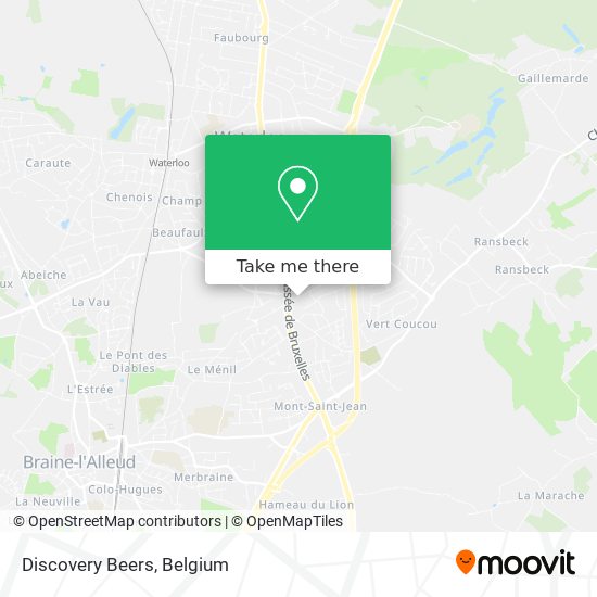 Discovery Beers map