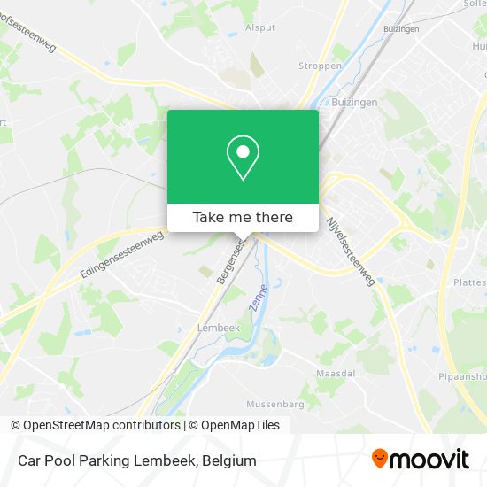 Car Pool Parking Lembeek map
