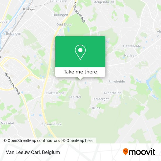 Van Leeuw Cari map