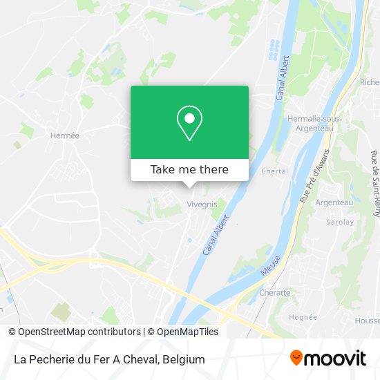 La Pecherie du Fer A Cheval map