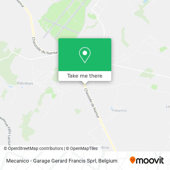 Mecanico - Garage Gerard Francis Sprl plan