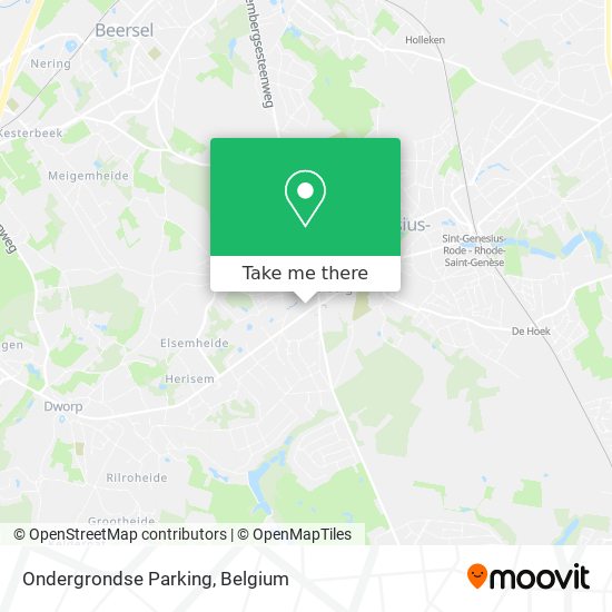 Ondergrondse Parking map