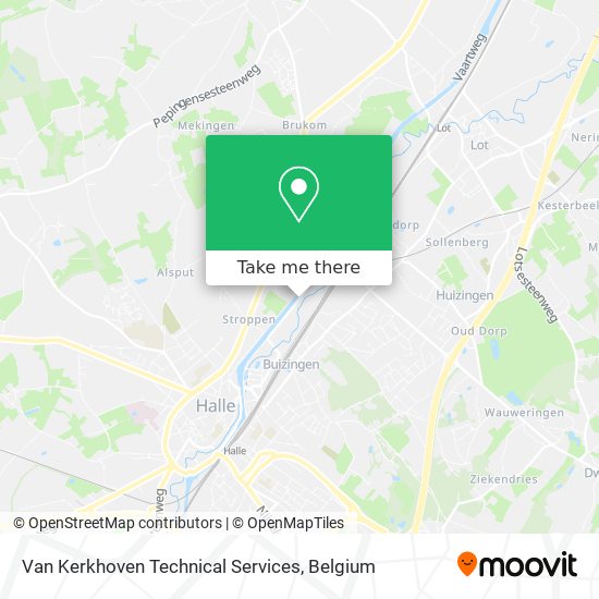 Van Kerkhoven Technical Services map