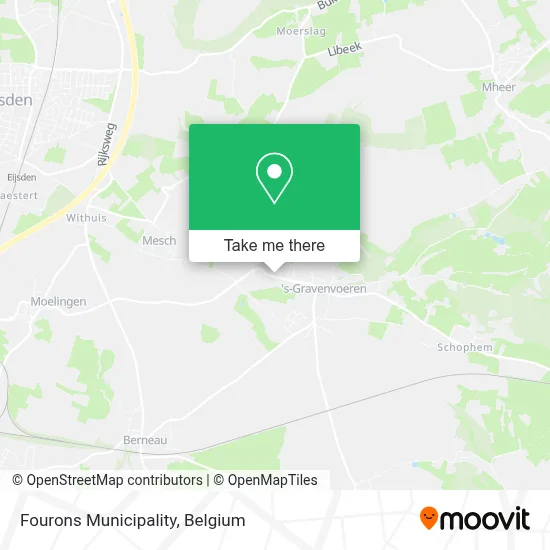 Fourons Municipality map