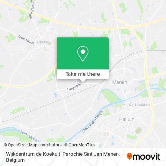 Wijkcentrum de Koekuit, Parochie Sint Jan Menen map
