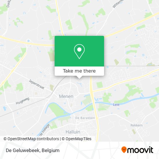 De Geluwebeek plan