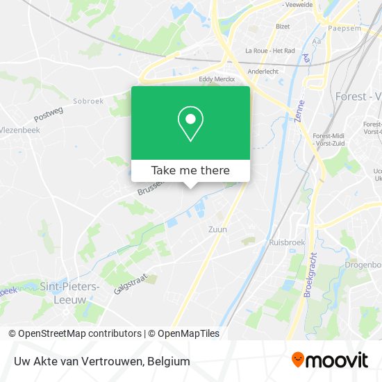 Uw Akte van Vertrouwen map