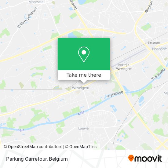 Parking Carrefour map