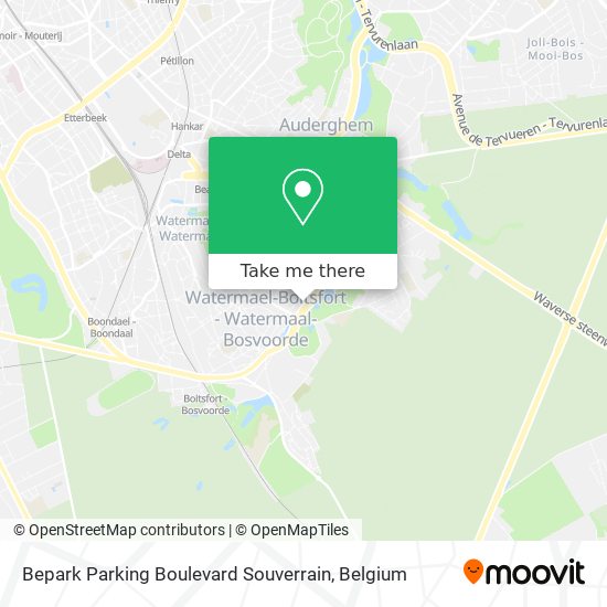 Bepark Parking Boulevard Souverrain map