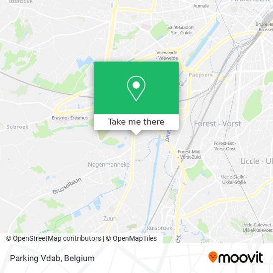 Parking Vdab map