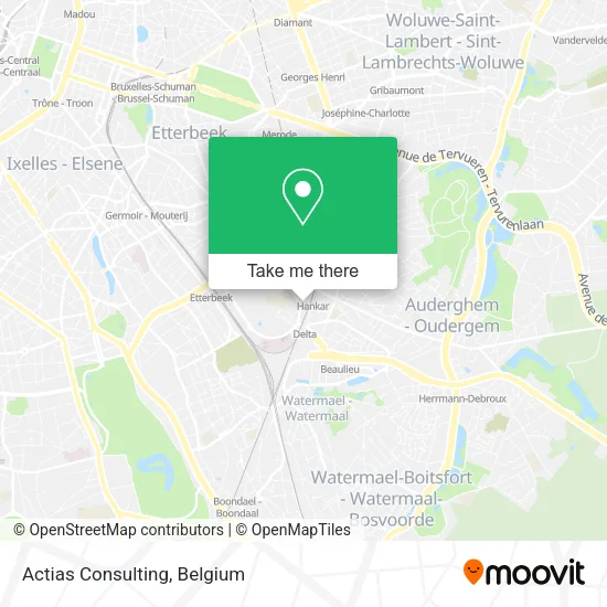Actias Consulting map