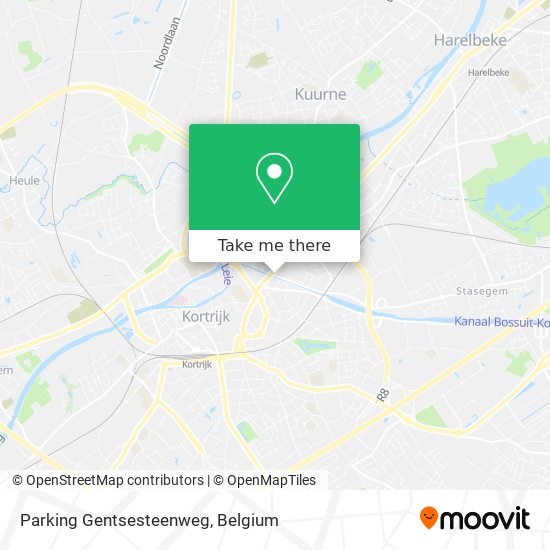 Parking Gentsesteenweg map