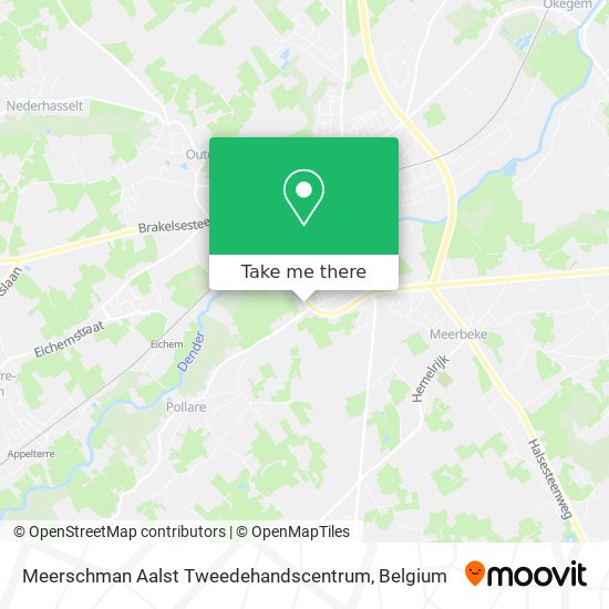 Meerschman Aalst Tweedehandscentrum plan