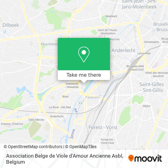 Association Belge de Viole d'Amour Ancienne Asbl map