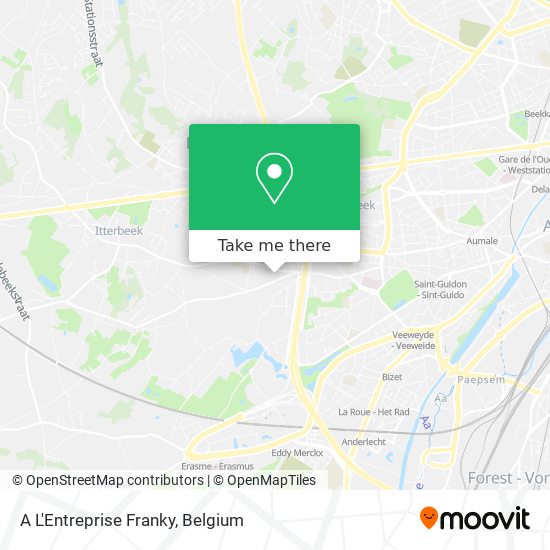 A L'Entreprise Franky map