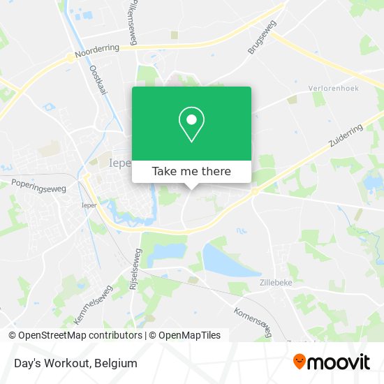 Day's Workout map