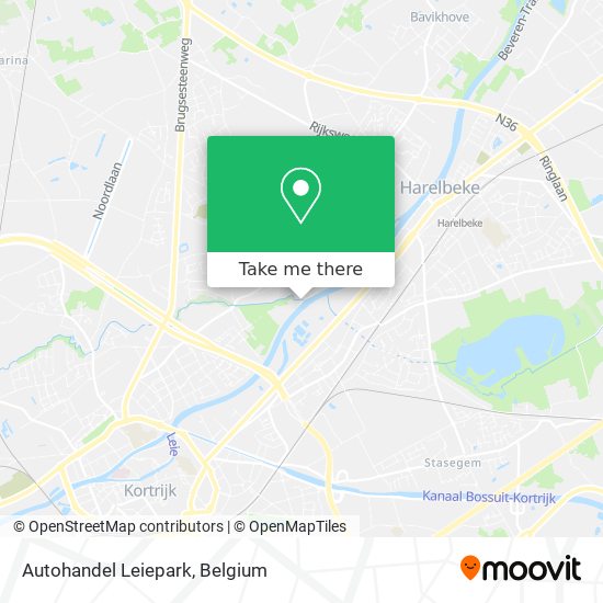 Autohandel Leiepark plan