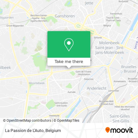 La Passion de L'Auto map