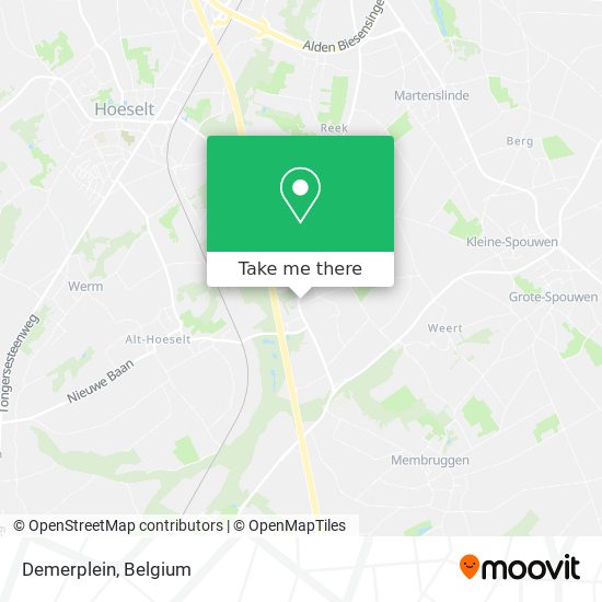 Demerplein map