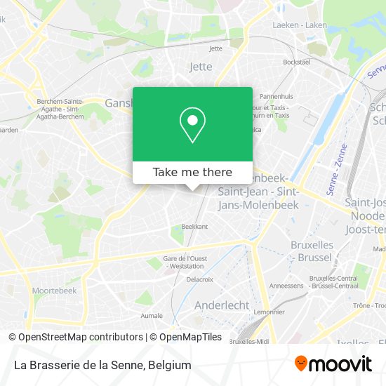 La Brasserie de la Senne plan