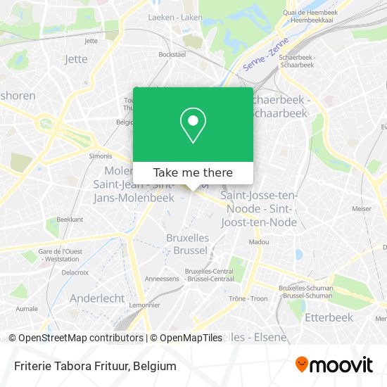 Friterie Tabora Frituur plan