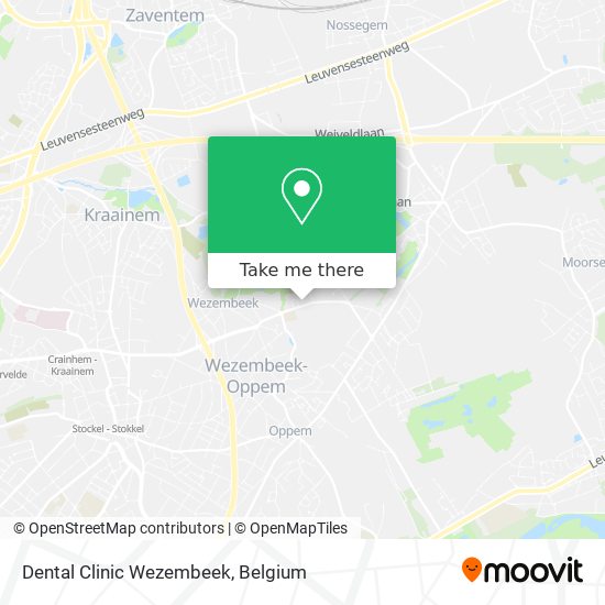 Dental Clinic Wezembeek map