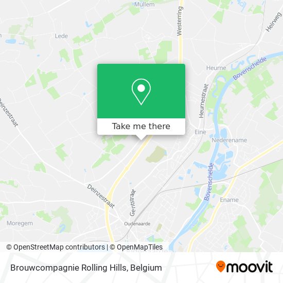 Brouwcompagnie Rolling Hills map