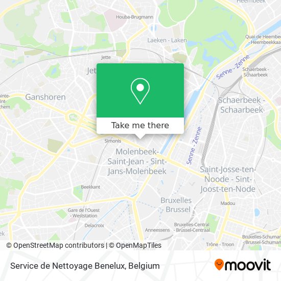 Service de Nettoyage Benelux plan