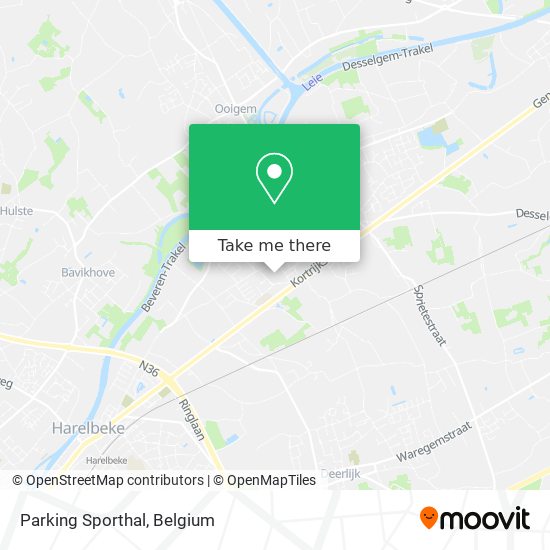 Parking Sporthal map