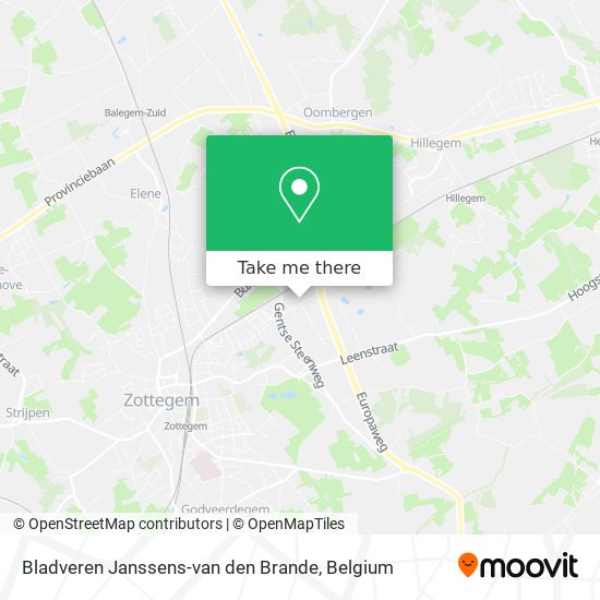 Bladveren Janssens-van den Brande map