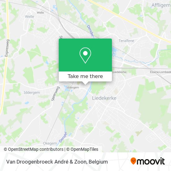 Van Droogenbroeck André & Zoon map