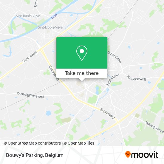 Bouwy's Parking map