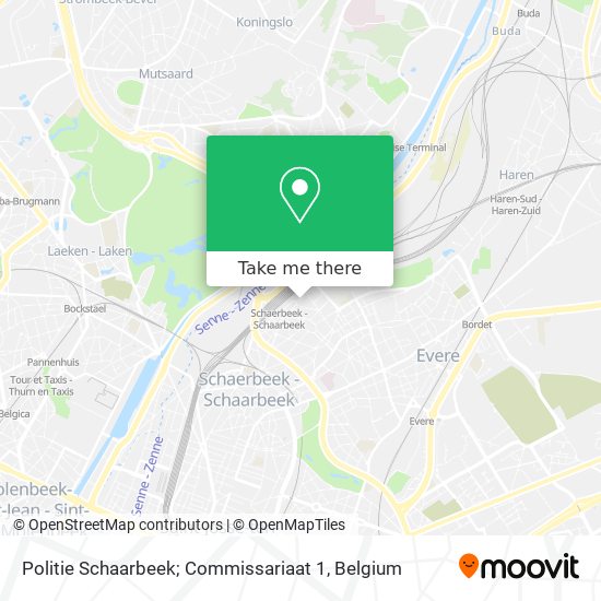 Politie Schaarbeek; Commissariaat 1 map