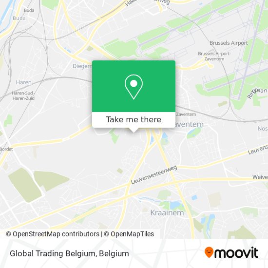 Global Trading Belgium map