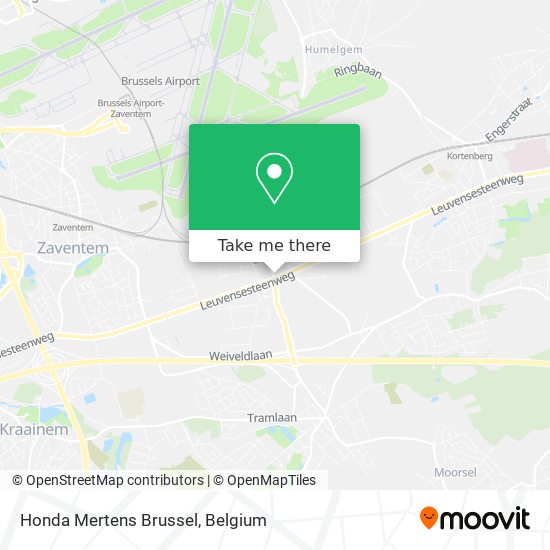 Honda Mertens Brussel map