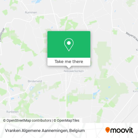 Vranken Algemene Aannemingen plan