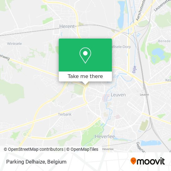 Parking Delhaize plan