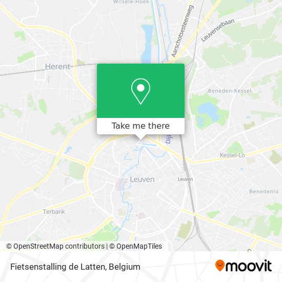 Fietsenstalling de Latten map