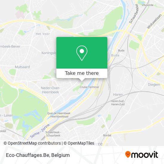 Eco-Chauffages.Be map