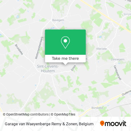 Garage van Waeyenberge Remy & Zonen map