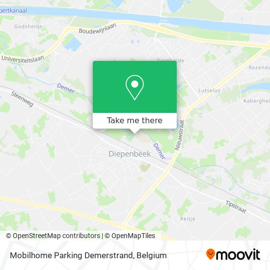 Mobilhome Parking Demerstrand map