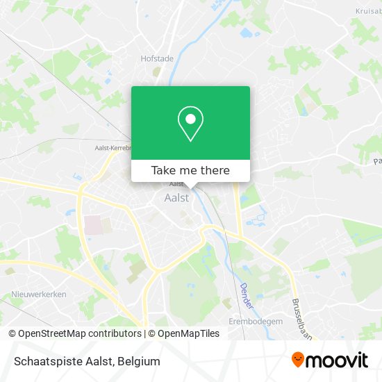 Schaatspiste Aalst plan