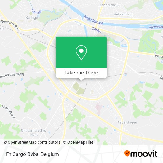 Fh Cargo Bvba map